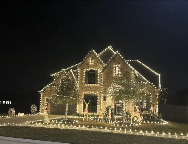 Brick house reindeer