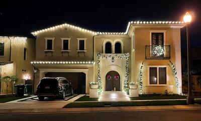 Stucco entry